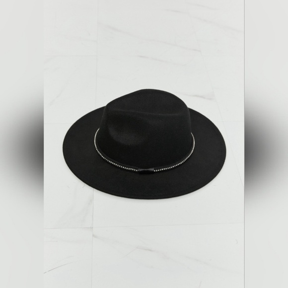 Fame Bring It Back Black Fedora Hat - Picture 6 of 10